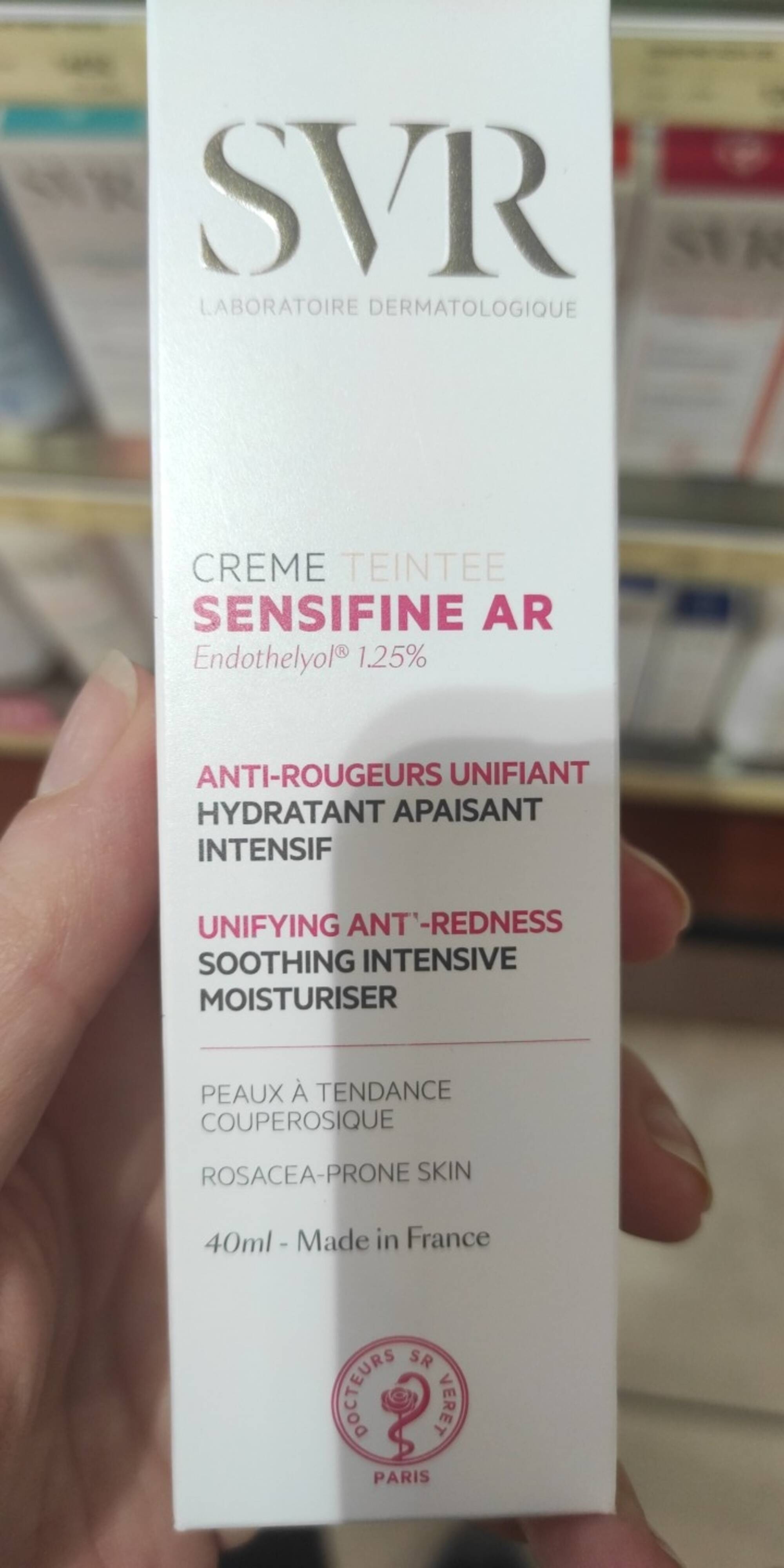 SVR - Sensifine AR - Crème teintée anti-rougeurs unifiant
