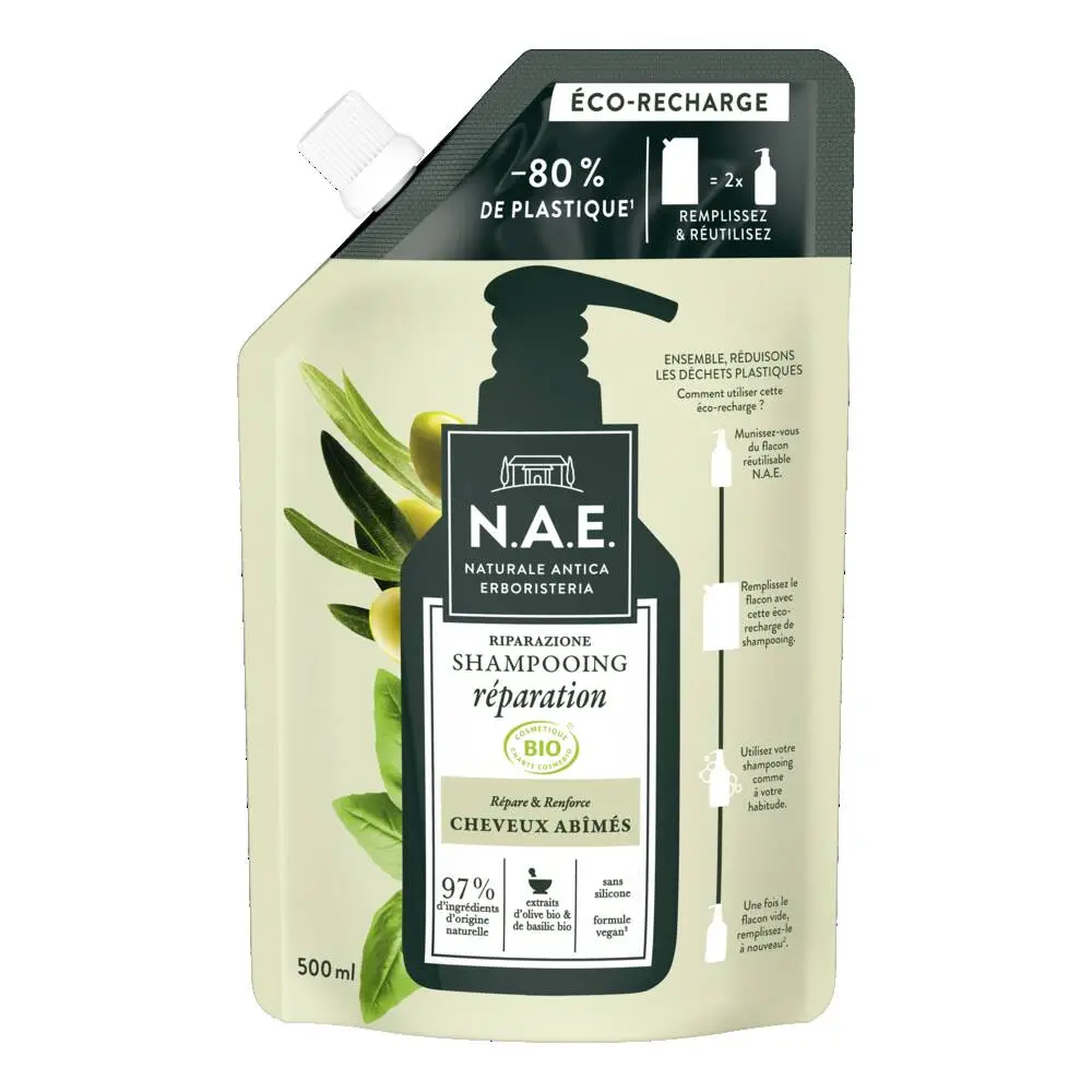 N.A.E. - N.A.E. SHAMPOOING REPARATION BIO COSMOS - RIPARAZIONE RECHARGE 500 ML