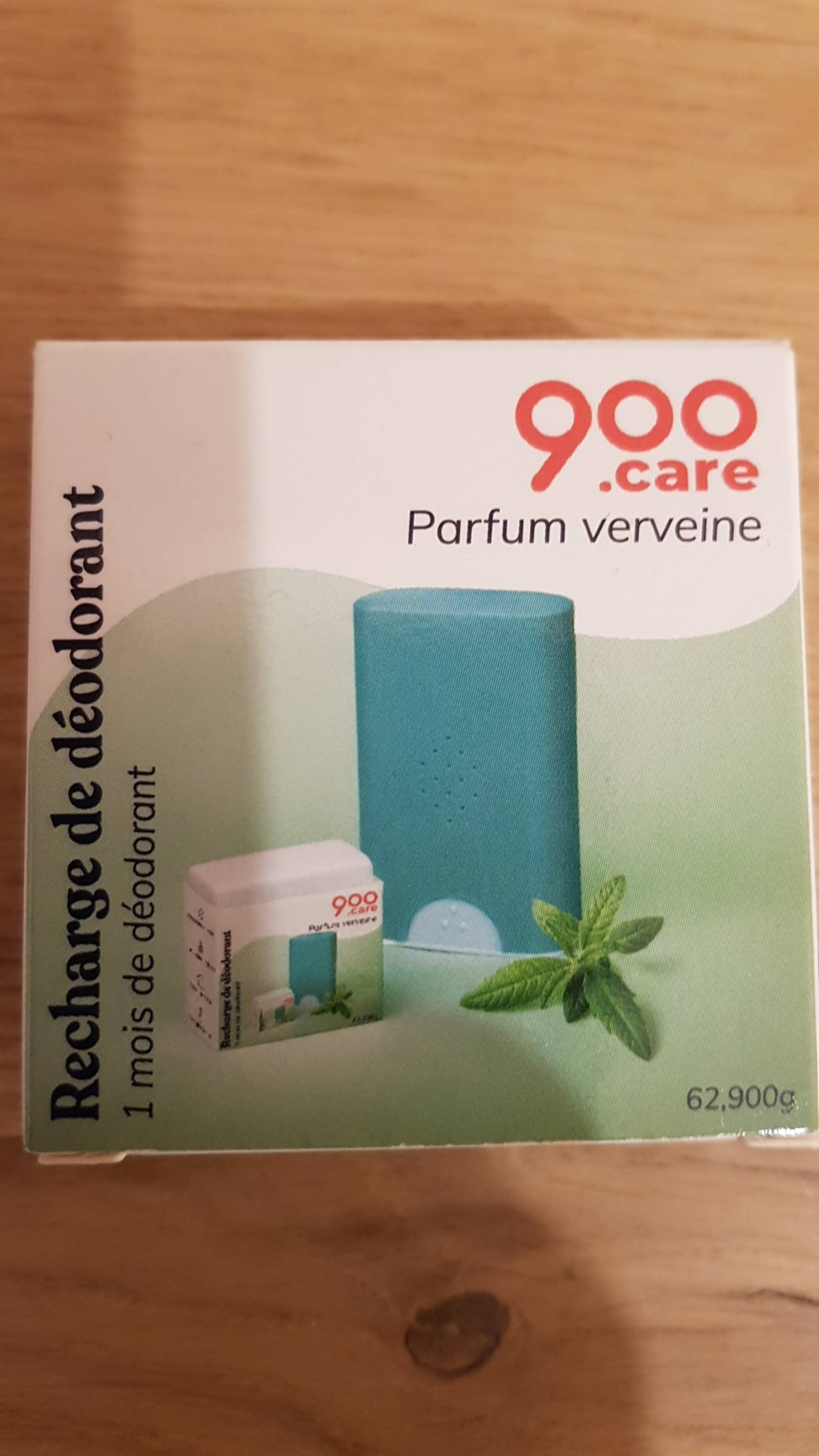 900.CARE - Recharge de déodorant parfum verveine