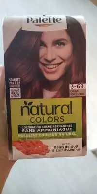 SCHWARZKOPF - Palette Natural colors - Coloration crème permanente 3-68 châtain foncé acajou