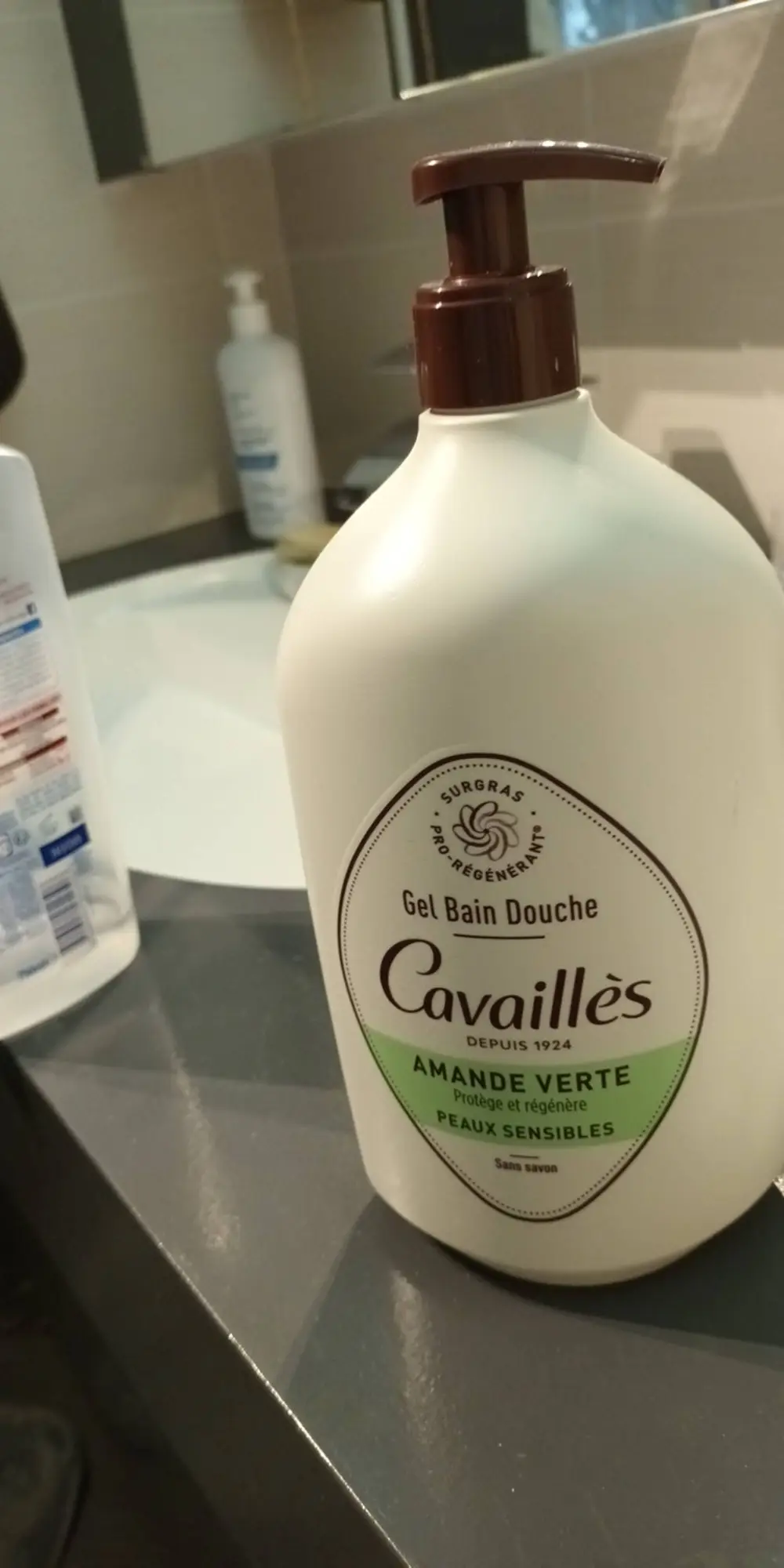 CAVAILLES - Gel bain douche au amande verte