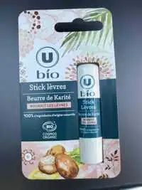 U - Bio - Stick lèvres beurre de karité