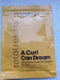 MATRIX - Total results - Gel à tenue légère miel de manuka