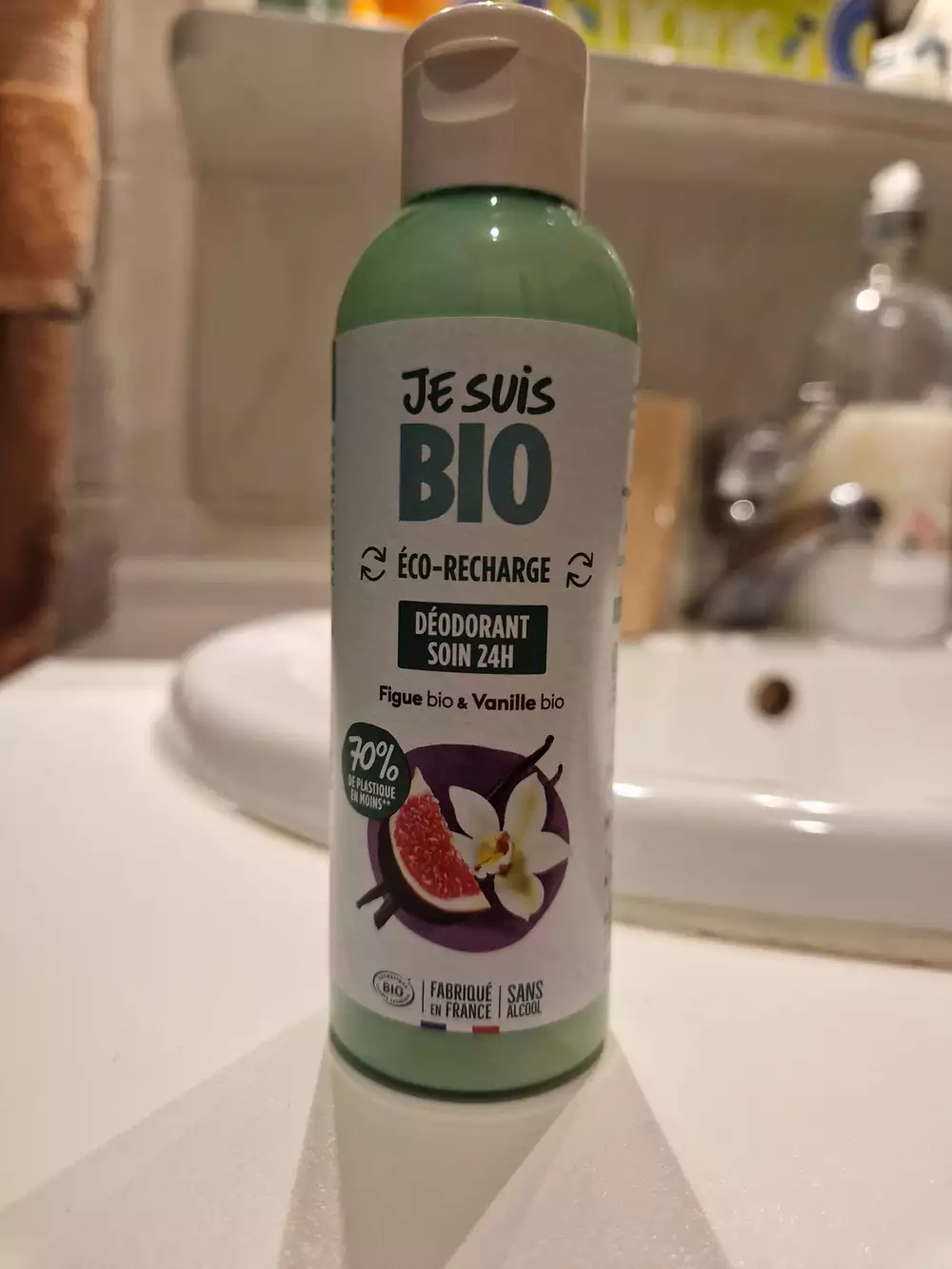 JE SUIS BIO - Figue bio & vanille bio - Déodorant soin 24h