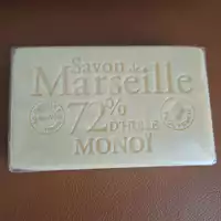 HARMONIE CONCEPT - Savon de Marseille 72% huile de monoï