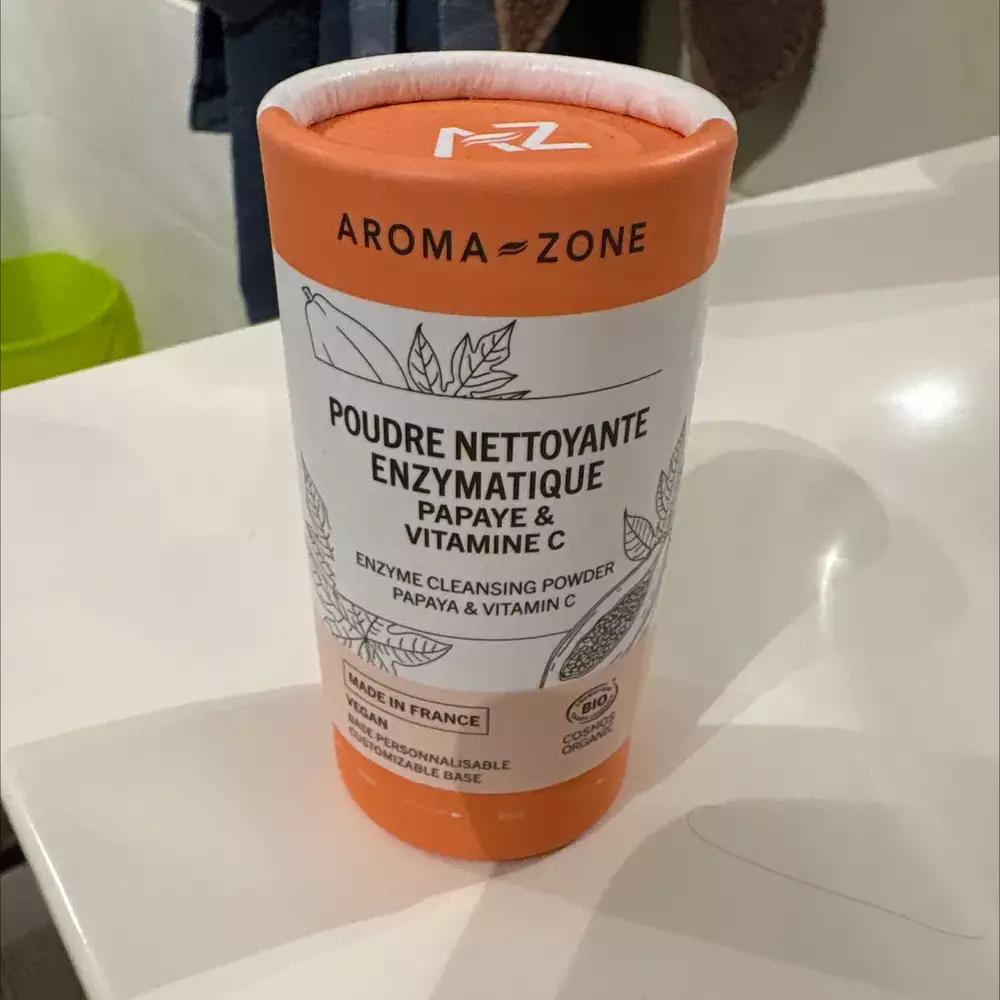AROMA-ZONE - Poudre nettoyante enzymatique papaye & vitamine C