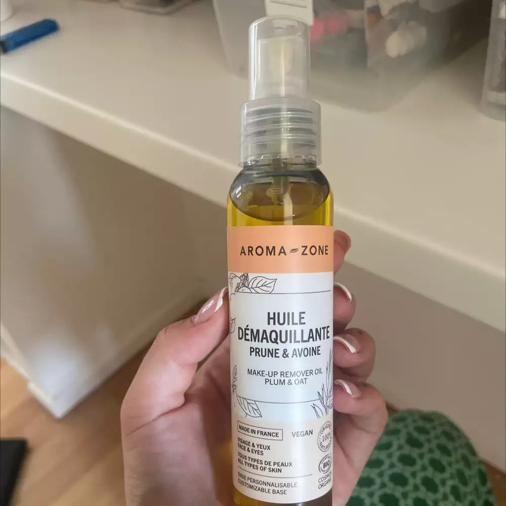 AROMA-ZONE - Huile démaquillante prune & avoine 