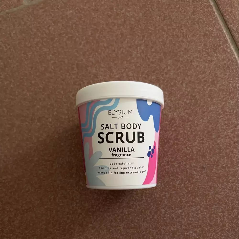 ELYSIUM SPA - Salt body scrub vanilla fragrance