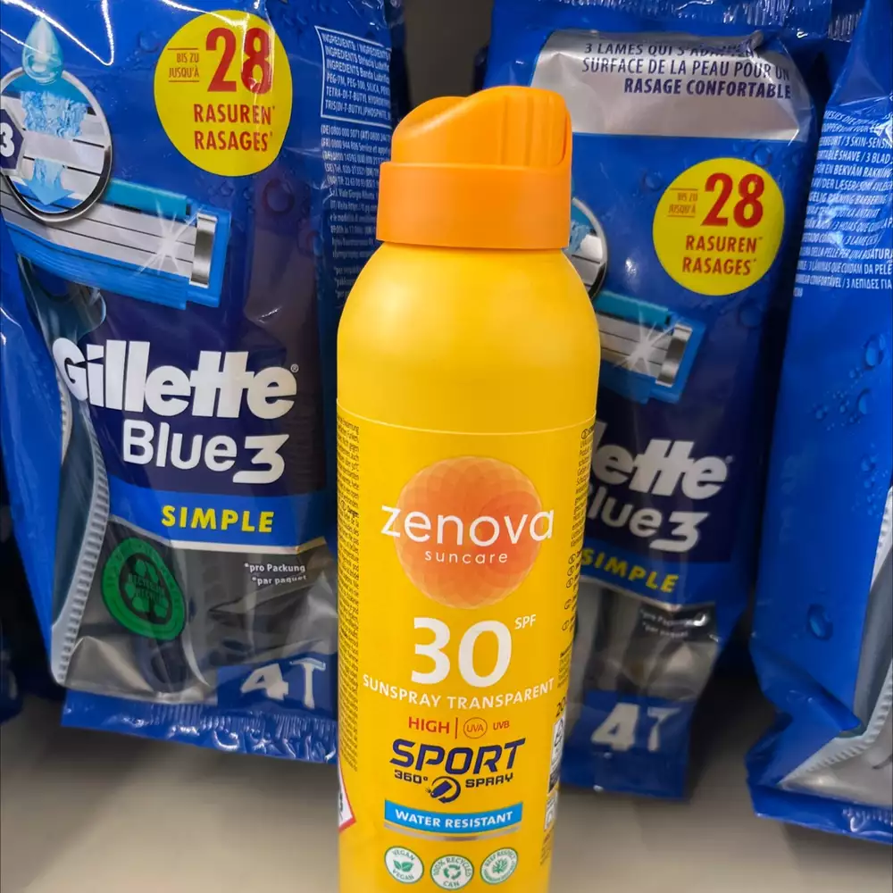 ZENOVA - Sport - Sunspray transparent  SPF 30