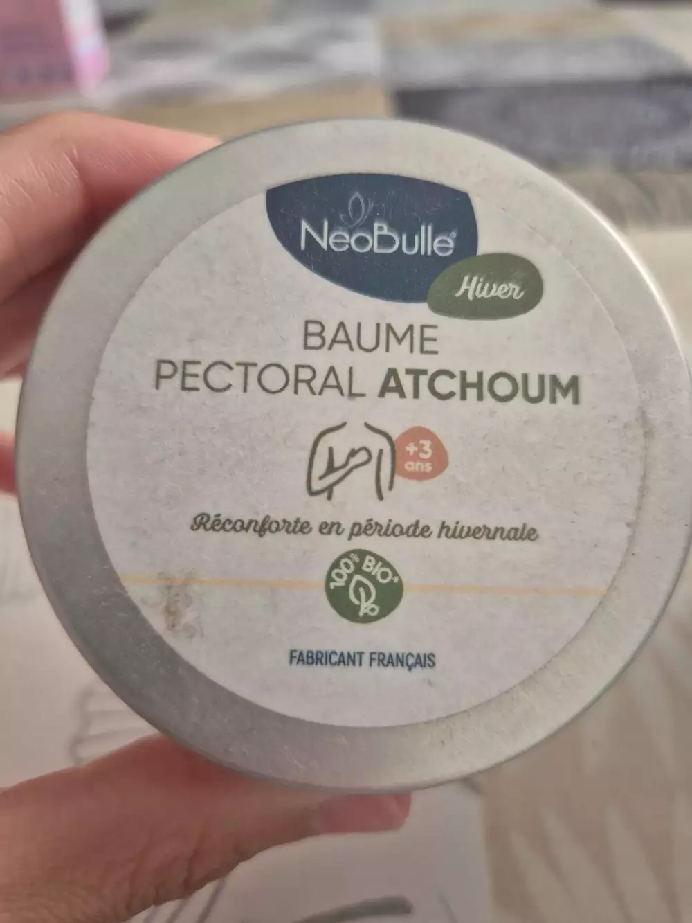 NÉOBULLE - Hiver - Baume pectoral atchoum
