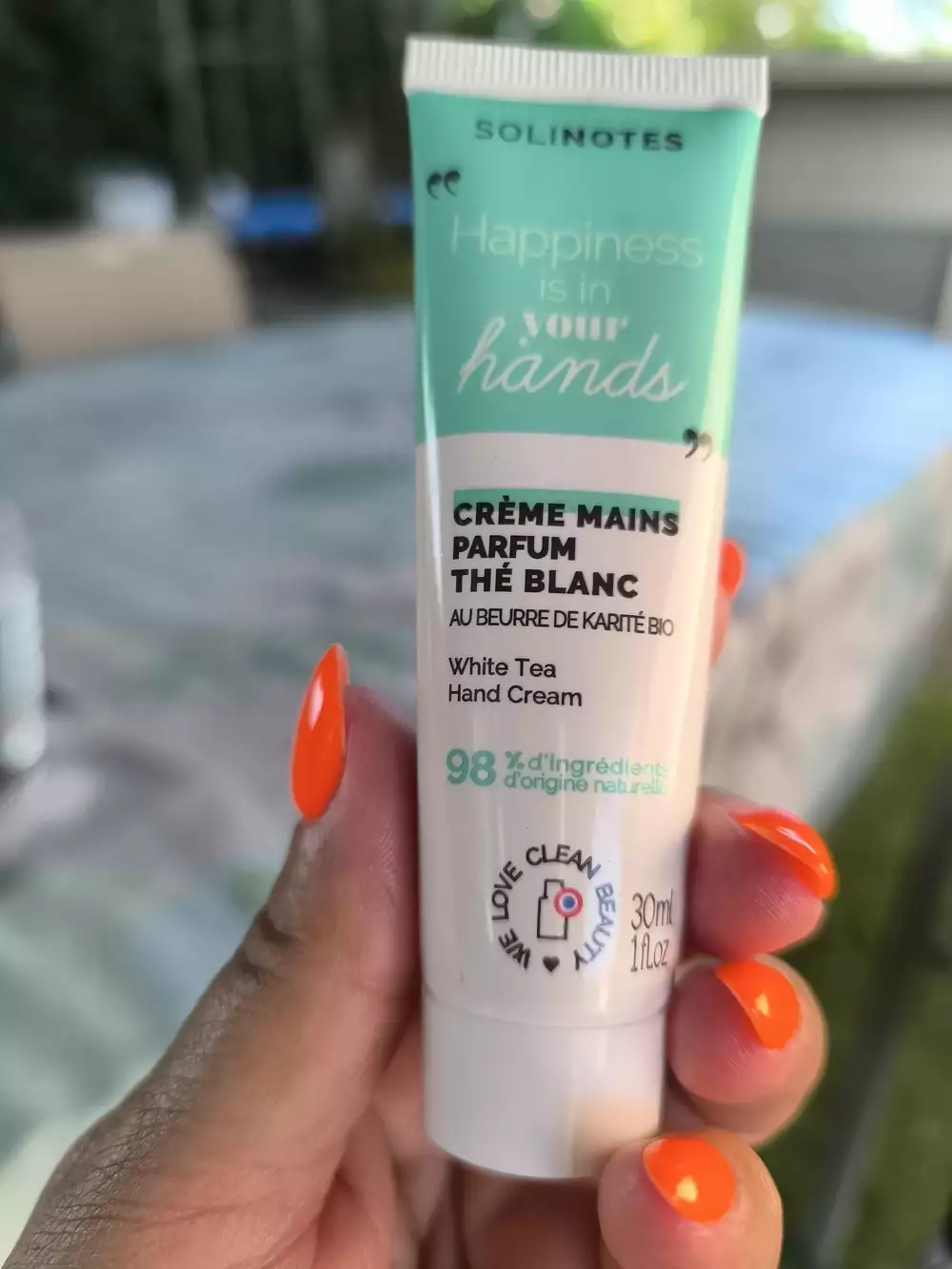 SOLINOTES - Happiness is in your hands - Crème mains parfum thé blanc