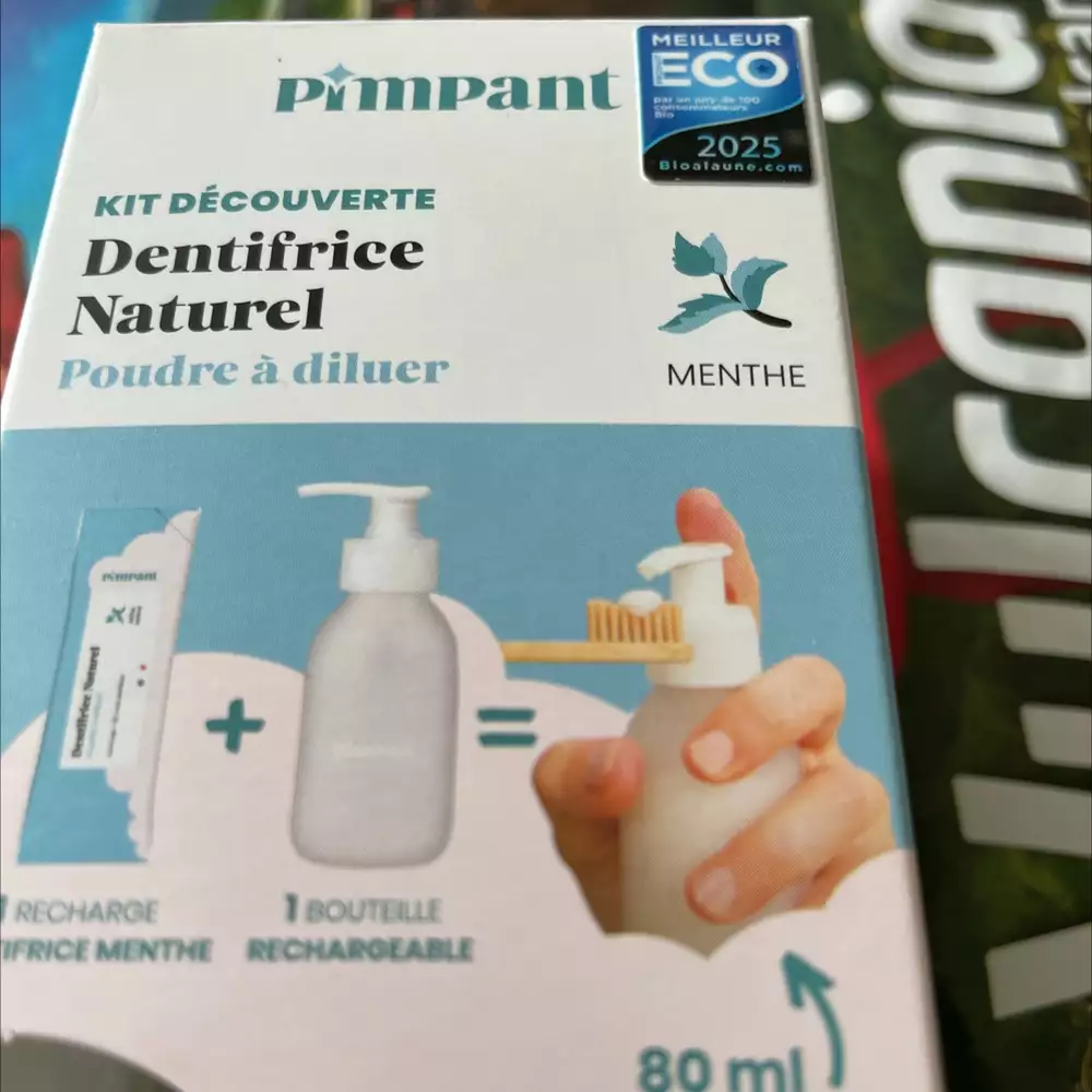 PIMPANT - Dentifrice naturel poudre à diluer