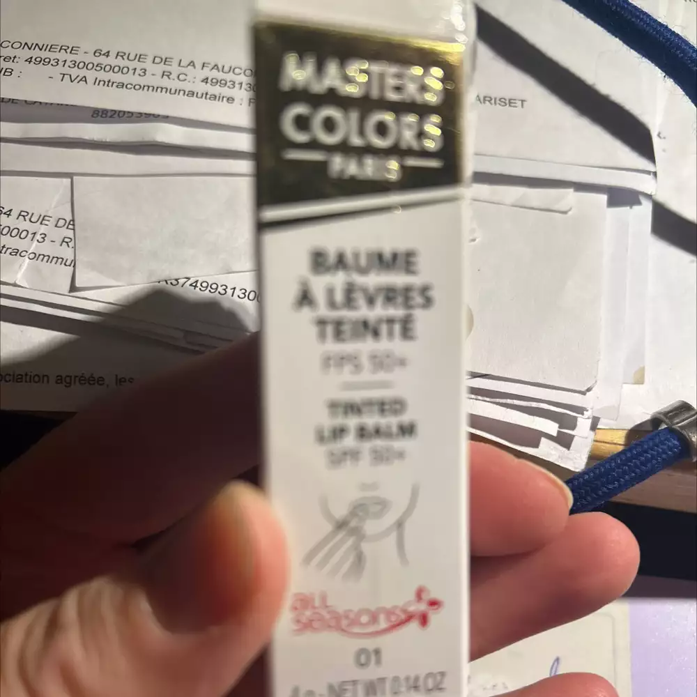 MASTERS COLORS PARIS - Baume à lèvres teintées FPS 50+