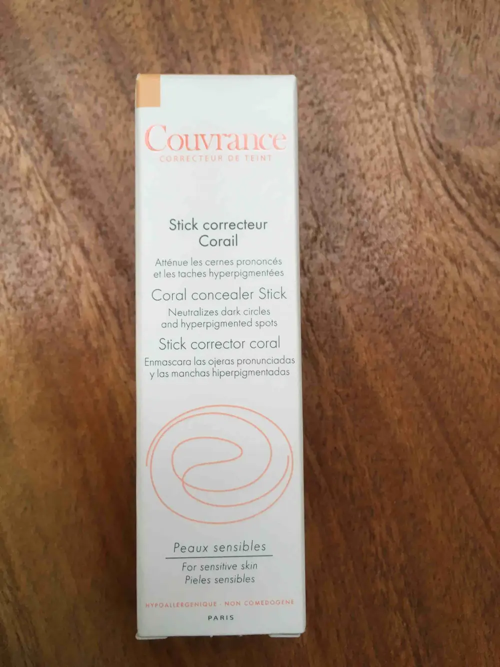 COUVRANCE - Stick correcteur de teint corail