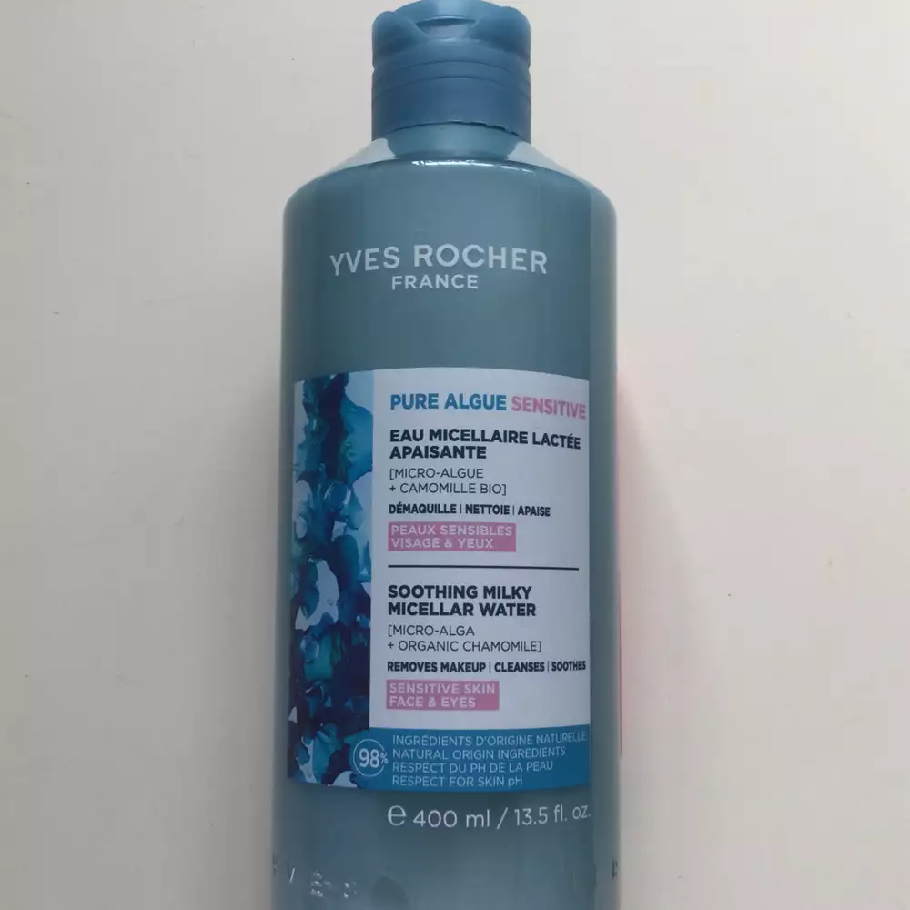 YVES ROCHER - Pure algue sensitive - Eau micellaire lactée apaisante