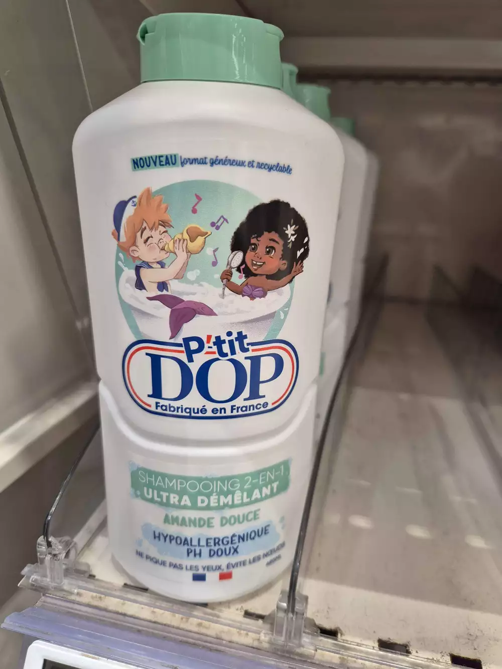 P'TIT DOP - Shampooing 2-en-1 ultra démêlant amande douce