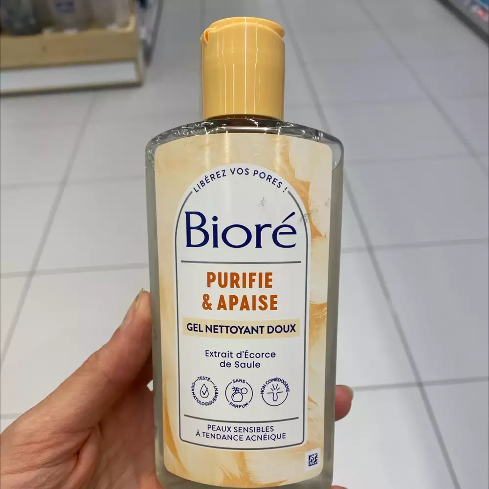 BIORÉ - Gel nettoyant doux purifié & apaise