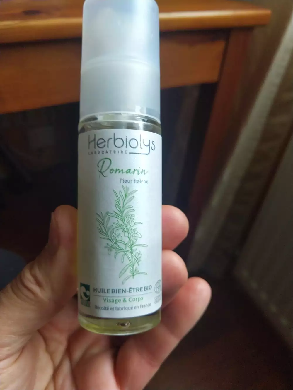 HERBIOLYS - Romarin - Huile bien être bio