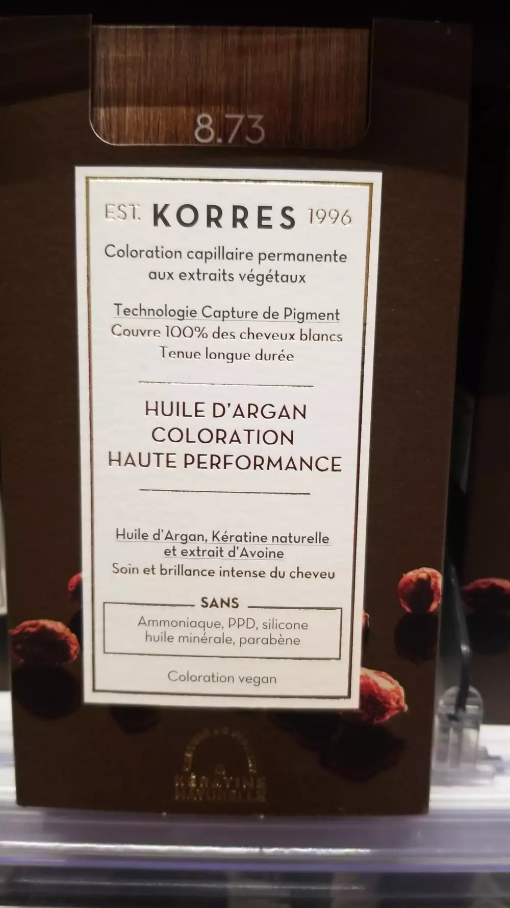 KORRES - Coloration capillaire permanente aux extraits végétaux