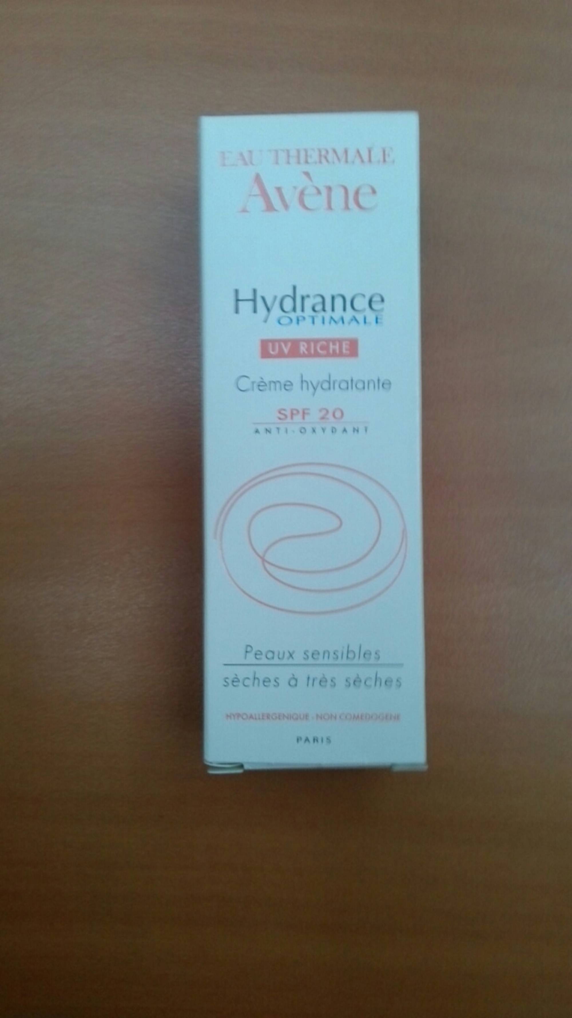 AVÈNE - Hydrance Optimale uv riche crème hydratante
