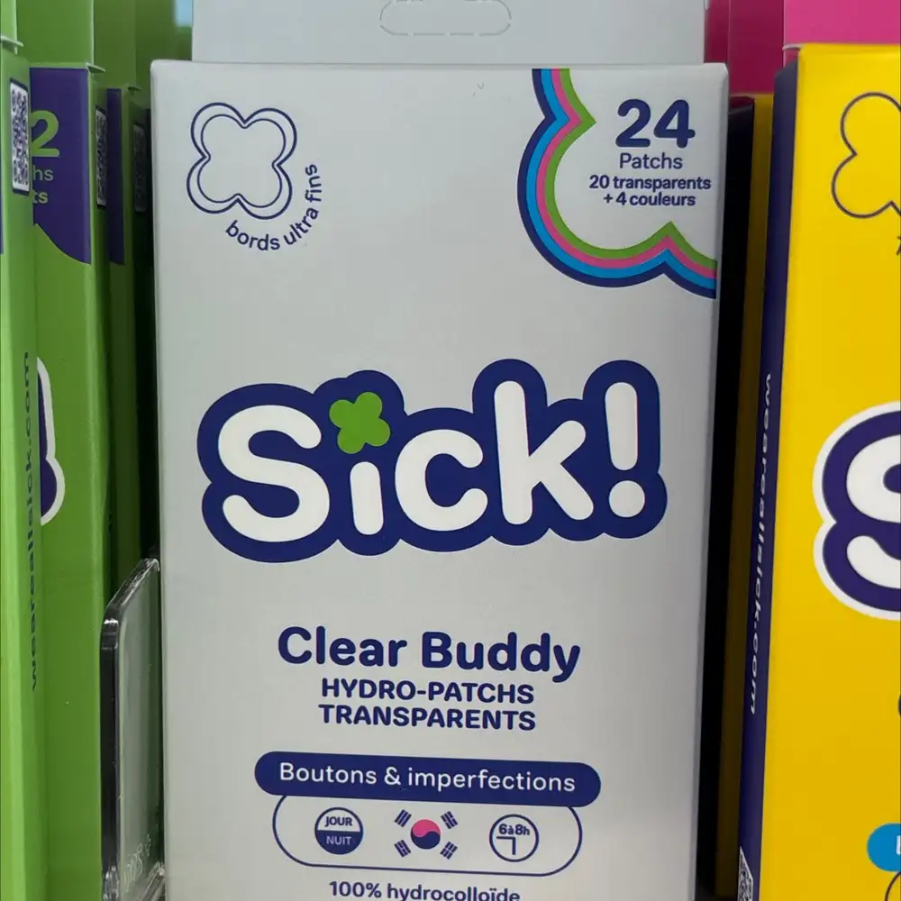 SICK - Clear buddy - Hydro patchs transparents boutons & imperfections