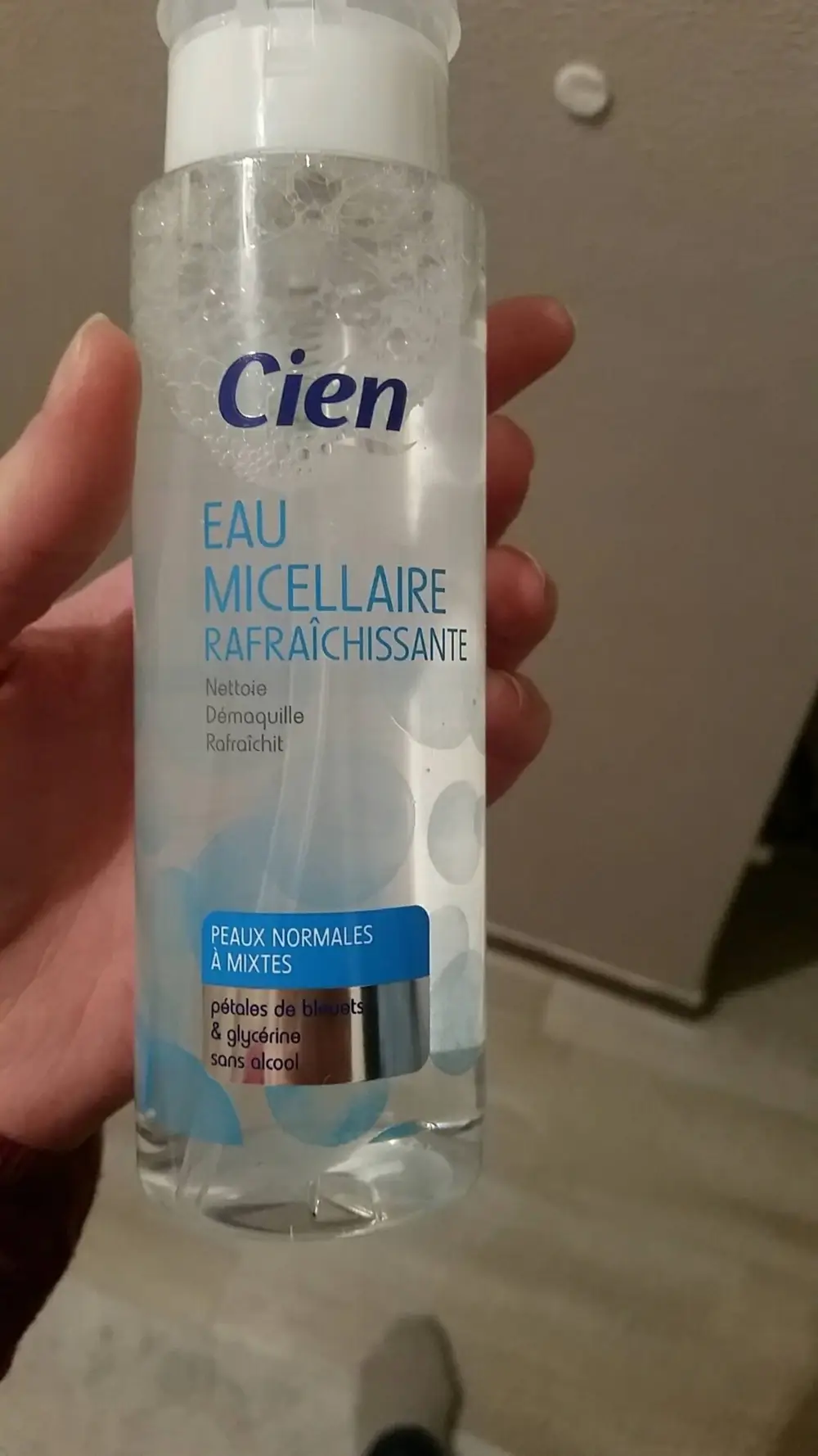 CIEN - Eau Micellaire Rafraîchissante peaux normales à mixtes