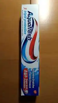 AQUAFRESH - Dentifrice triple protection menthe fraîche