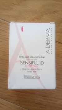 A-DERMA - Sensifluid - Ultra-rich cleansing bar face and body