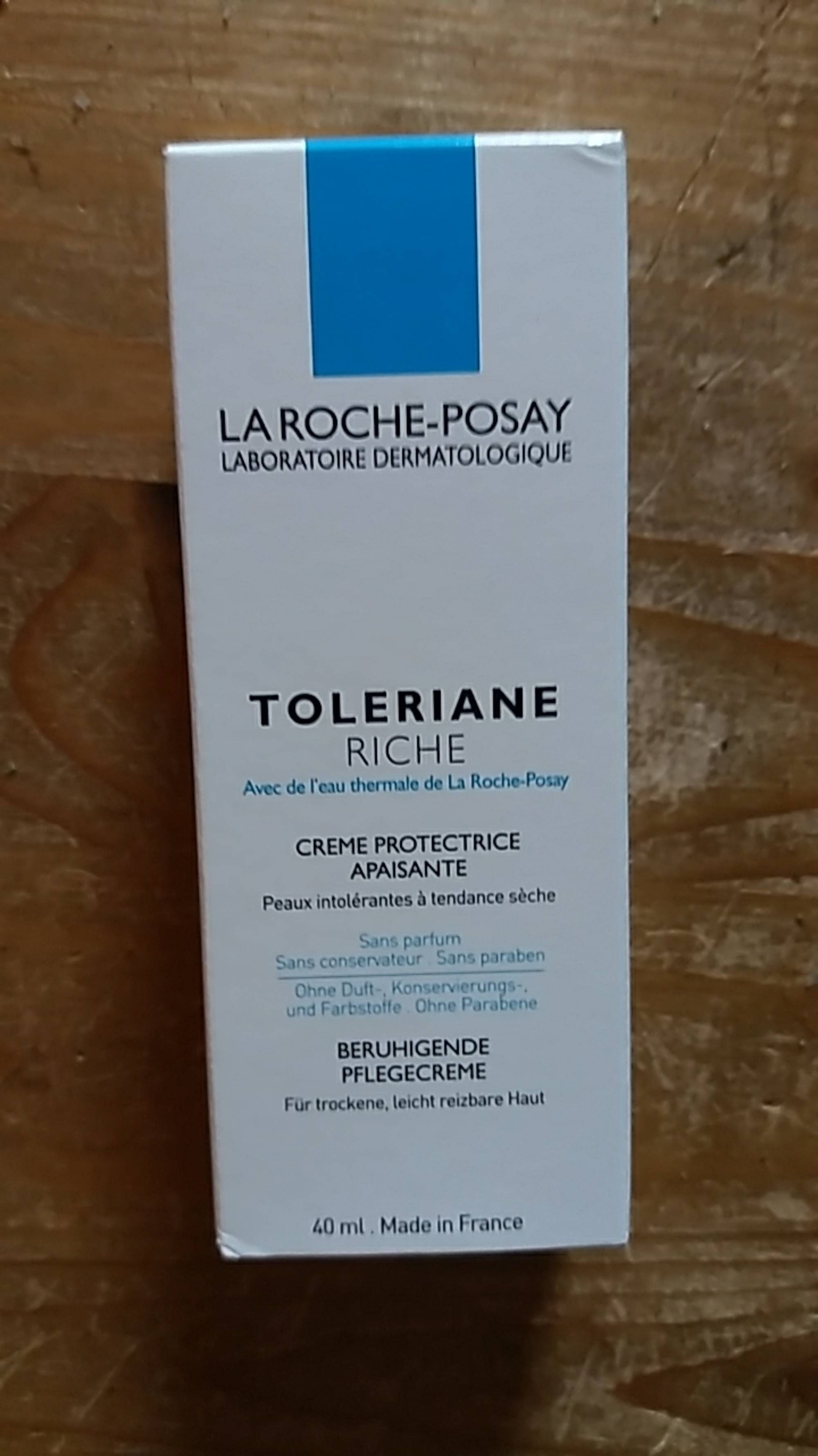 LA ROCHE-POSAY - Toleriane  riche - Crème protectrice apaisante
