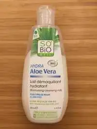 SO'BIO ÉTIC - Lait démaquillant hydratant aloe vera bio