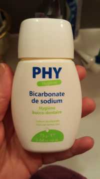 PHY - Bicarbonate de sodium