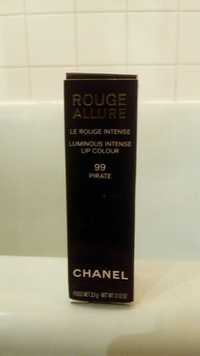 CHANEL - Rouge allure - Le rouge intense 99 pirate