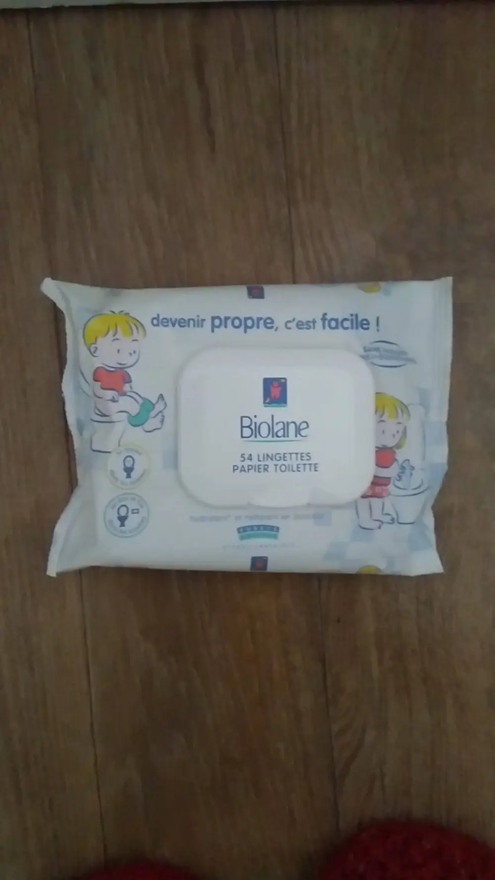 BIOLANE - 54 lingettes papier toilette