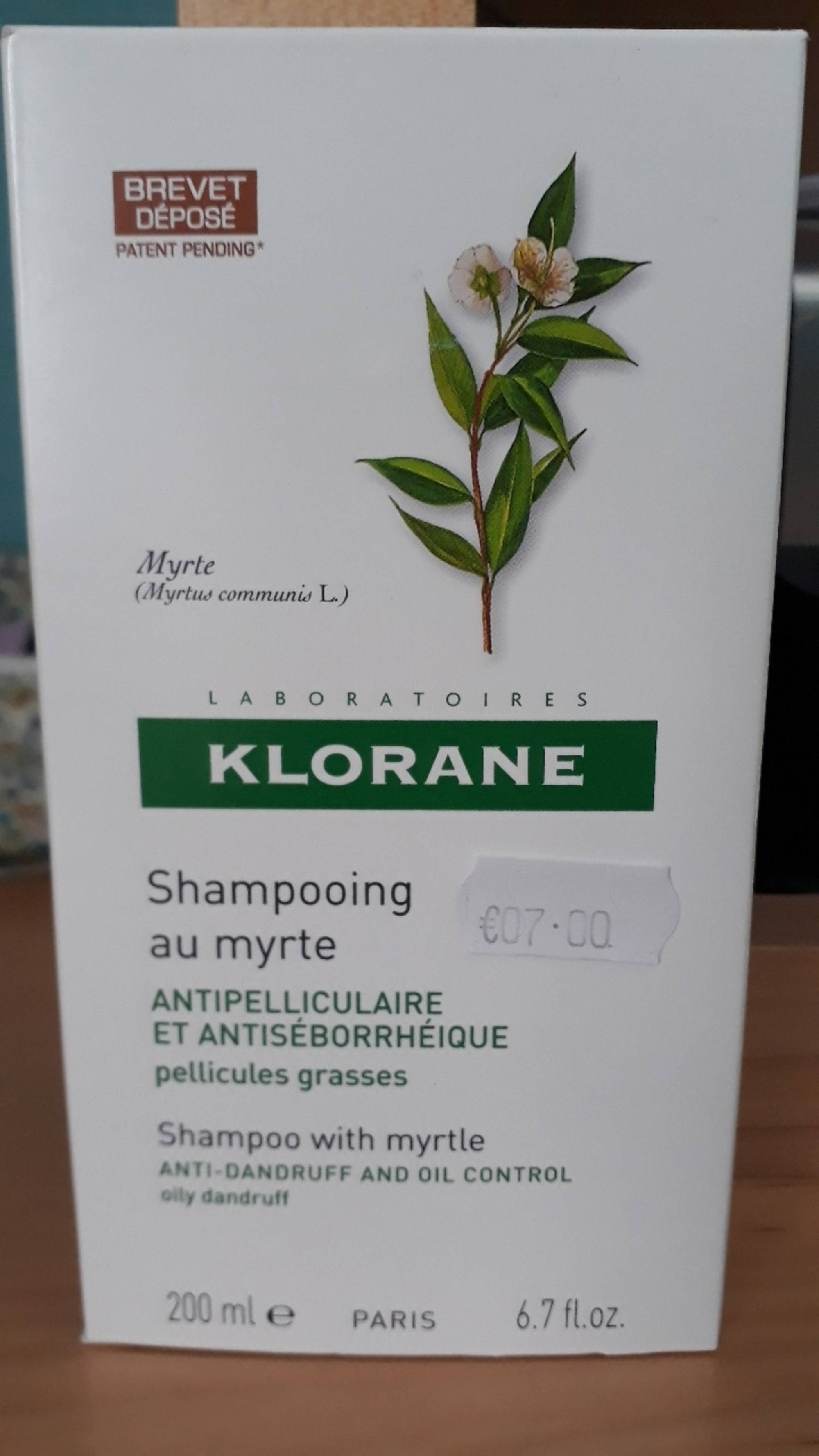 KLORANE - Shampooing au myrte