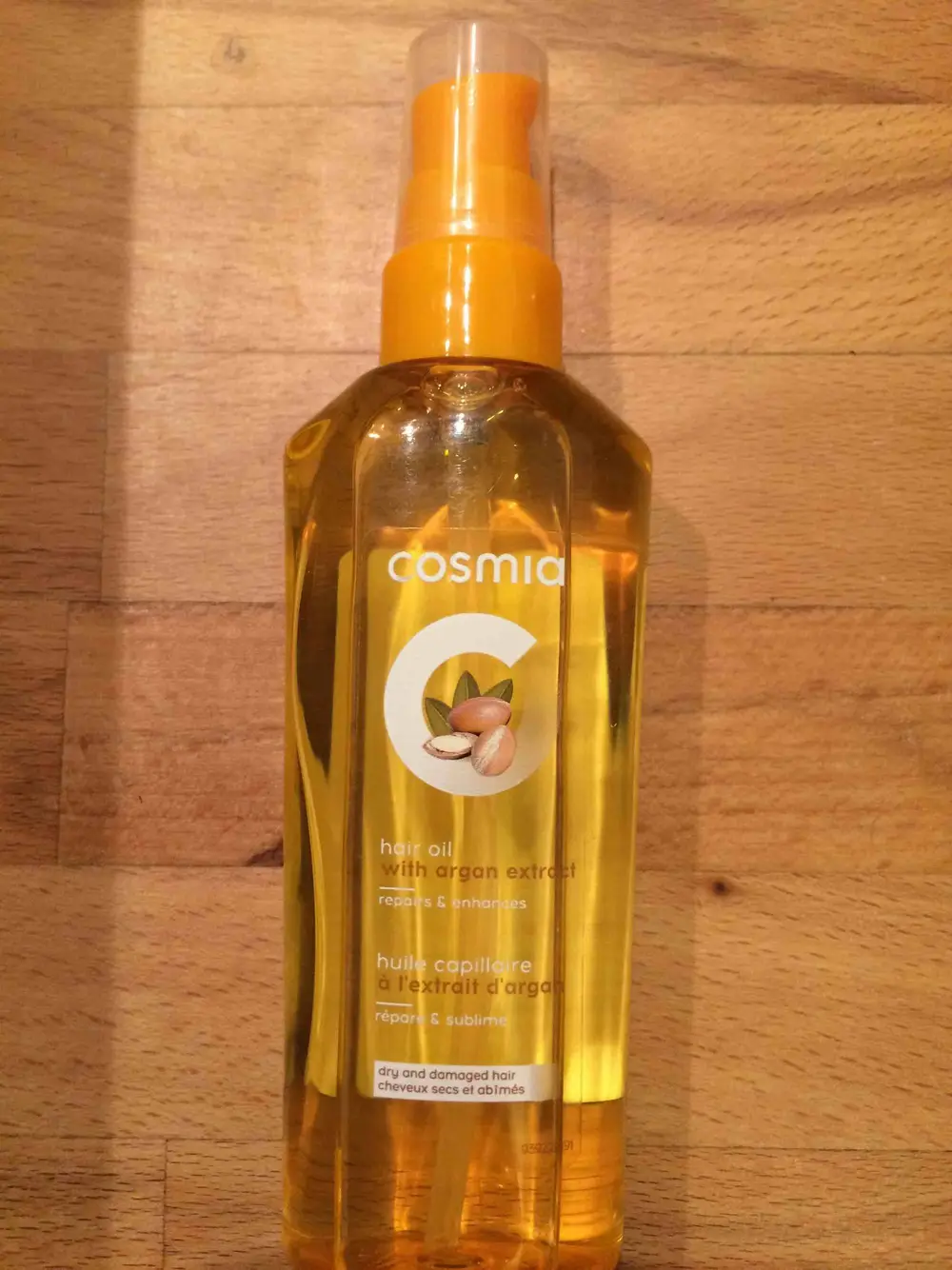 COSMIA - Huile capillaire à l'extrait d'argan