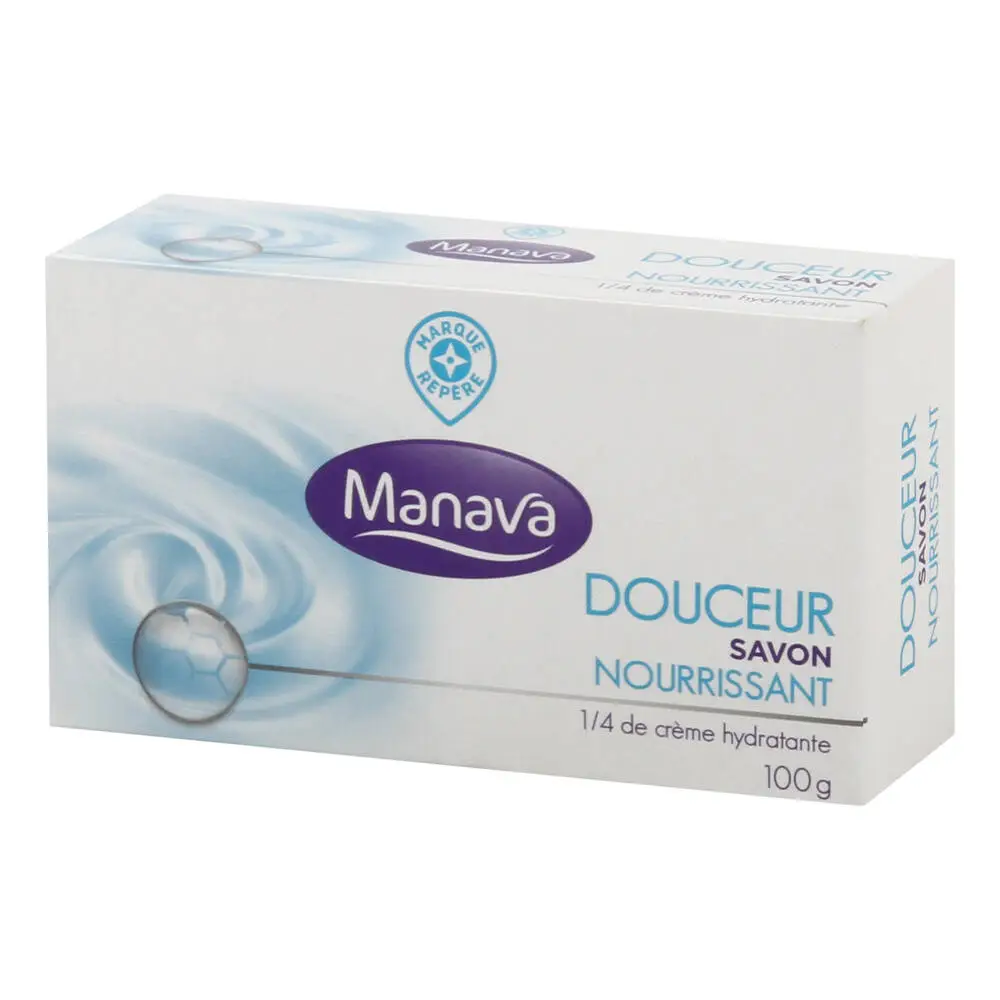 MARQUE REPÈRE - Savon de toilette douceur 1/4 de crème - 100 g