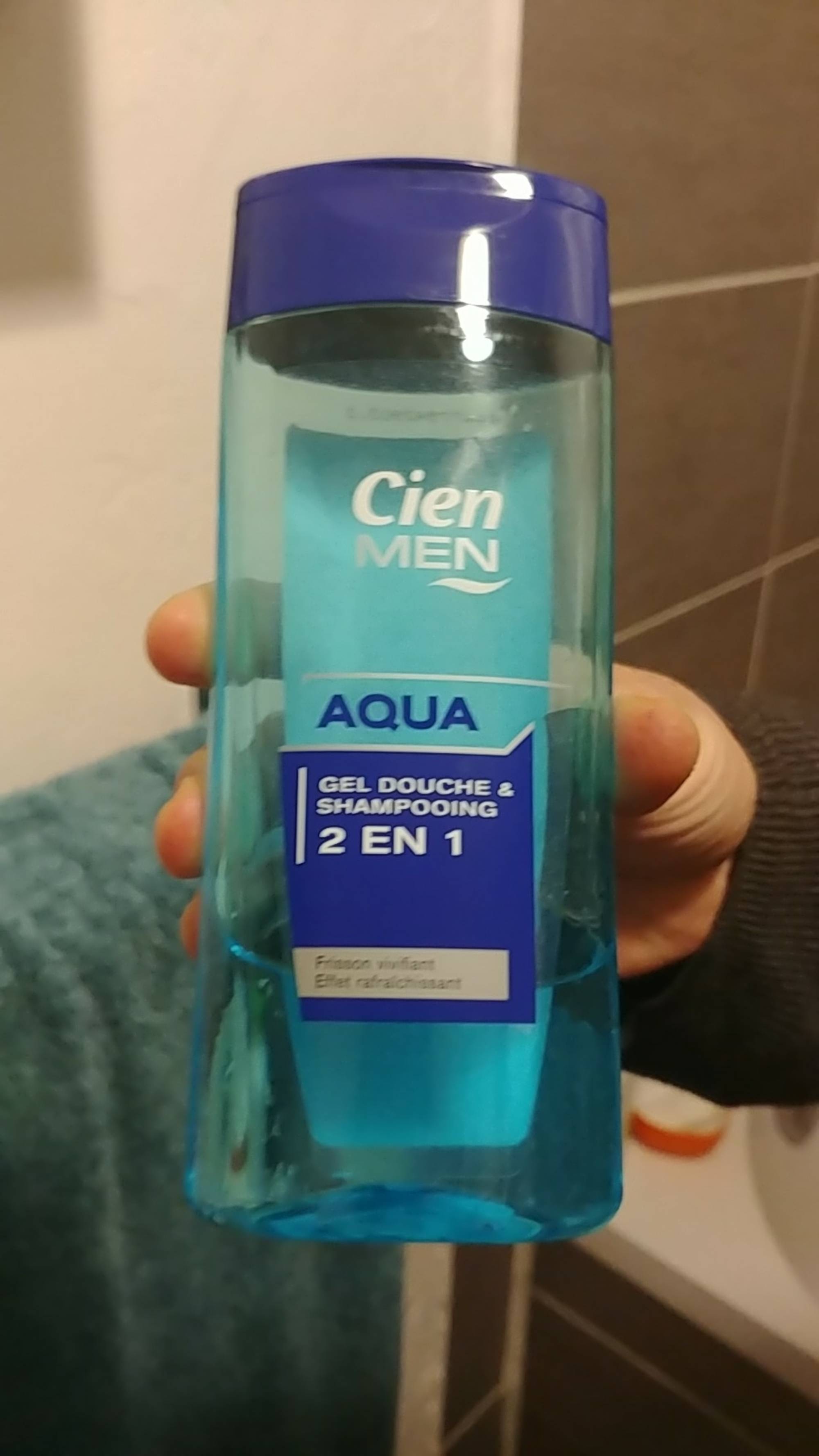 CIEN - Men aqua - Gel douche & shampooing 2 en 1