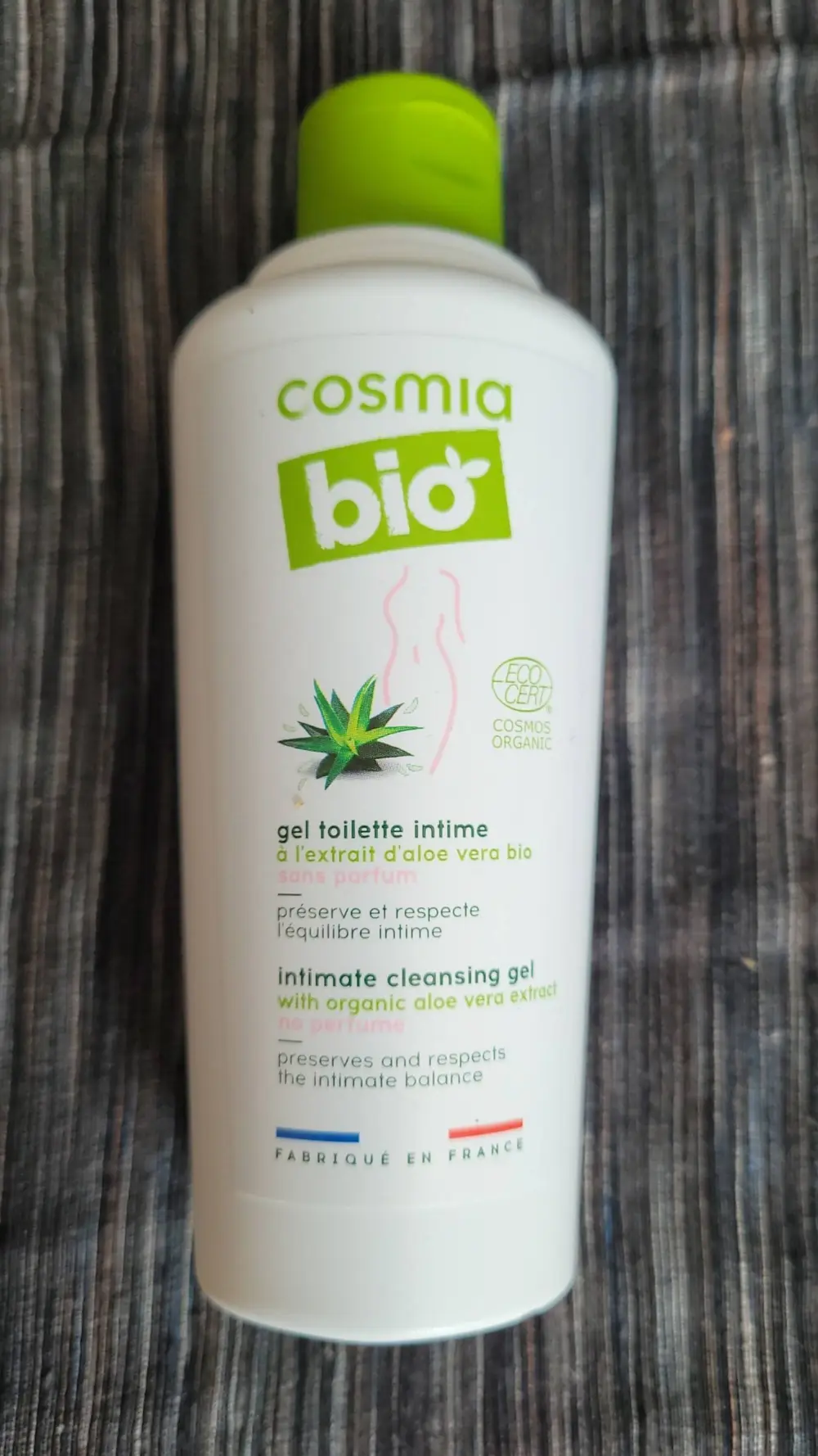 COSMIA - Gel toilette intime à l'extrait d'aloe vera bio