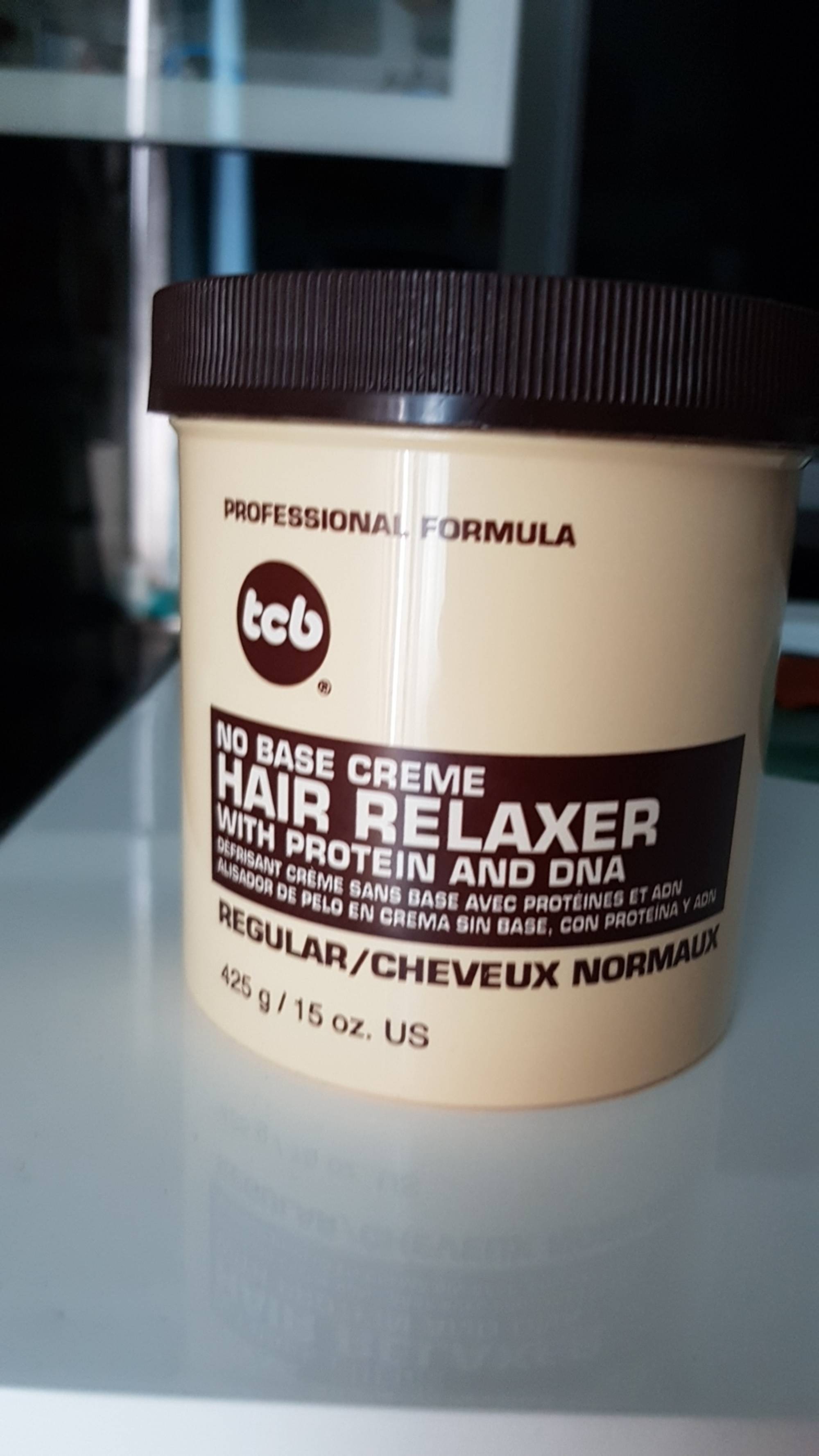 TCB - Base creme hair relaxer with protein and dna