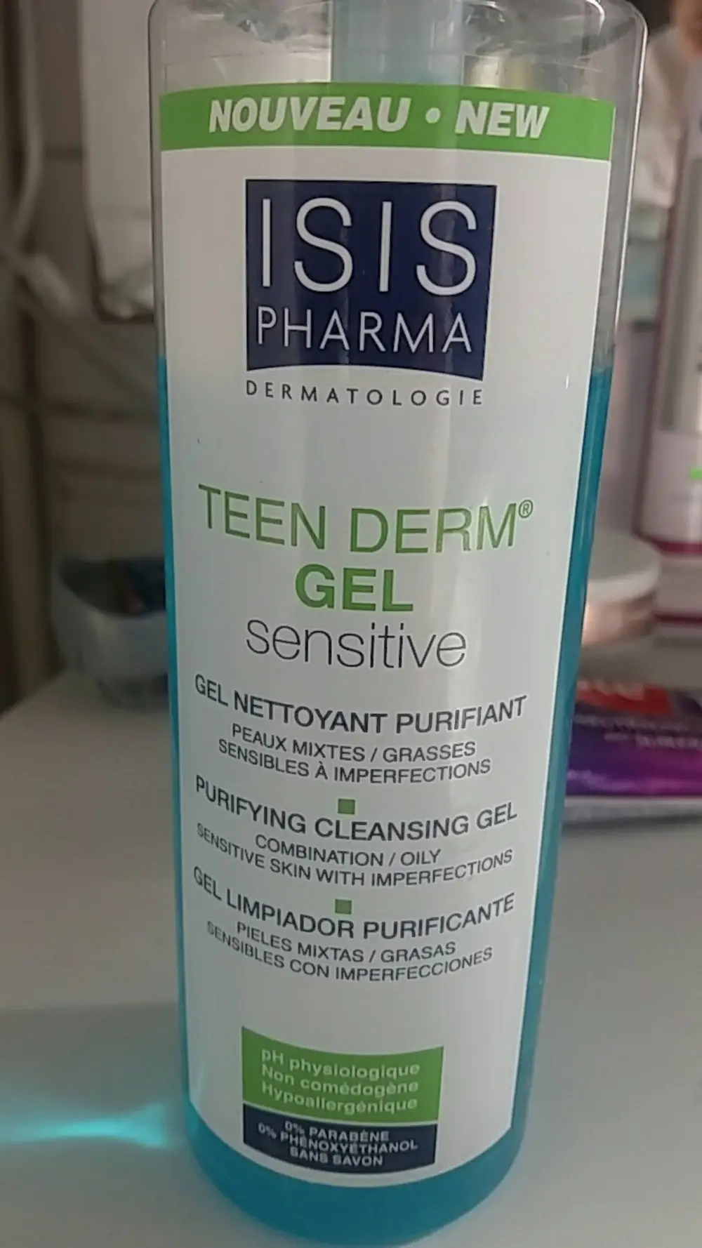 ISIS PHARMA - Teen derm - Gel nettoyant purifiant