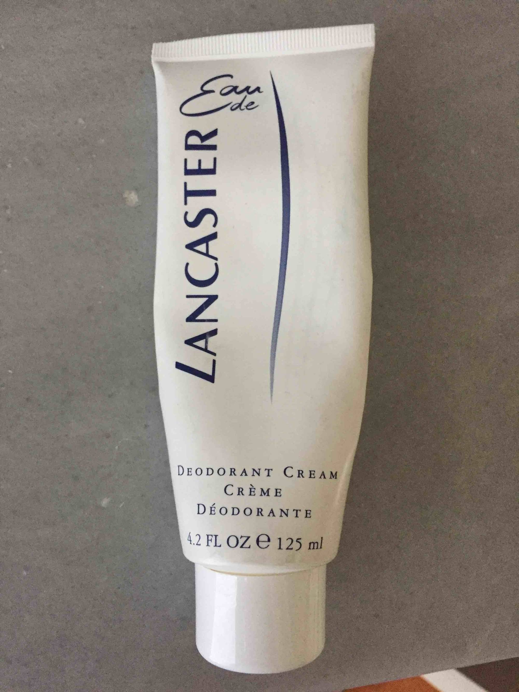 LANCASTER - Déodorant crème