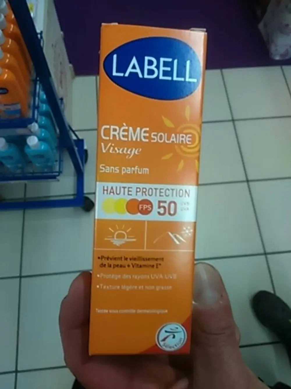 LABELL - Crème solaire visage fps 50