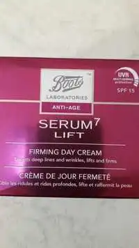 BOOTS LABORATORIES - Anti-age - Serum 7 lift firming day cream