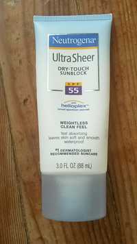 NEUTROGENA - Ultra sheer - Dry-touch sunblock - SPF 55 - Weightless clean feel