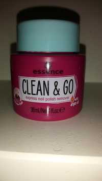 ESSENCE - Clean & go - Express nail polish remover