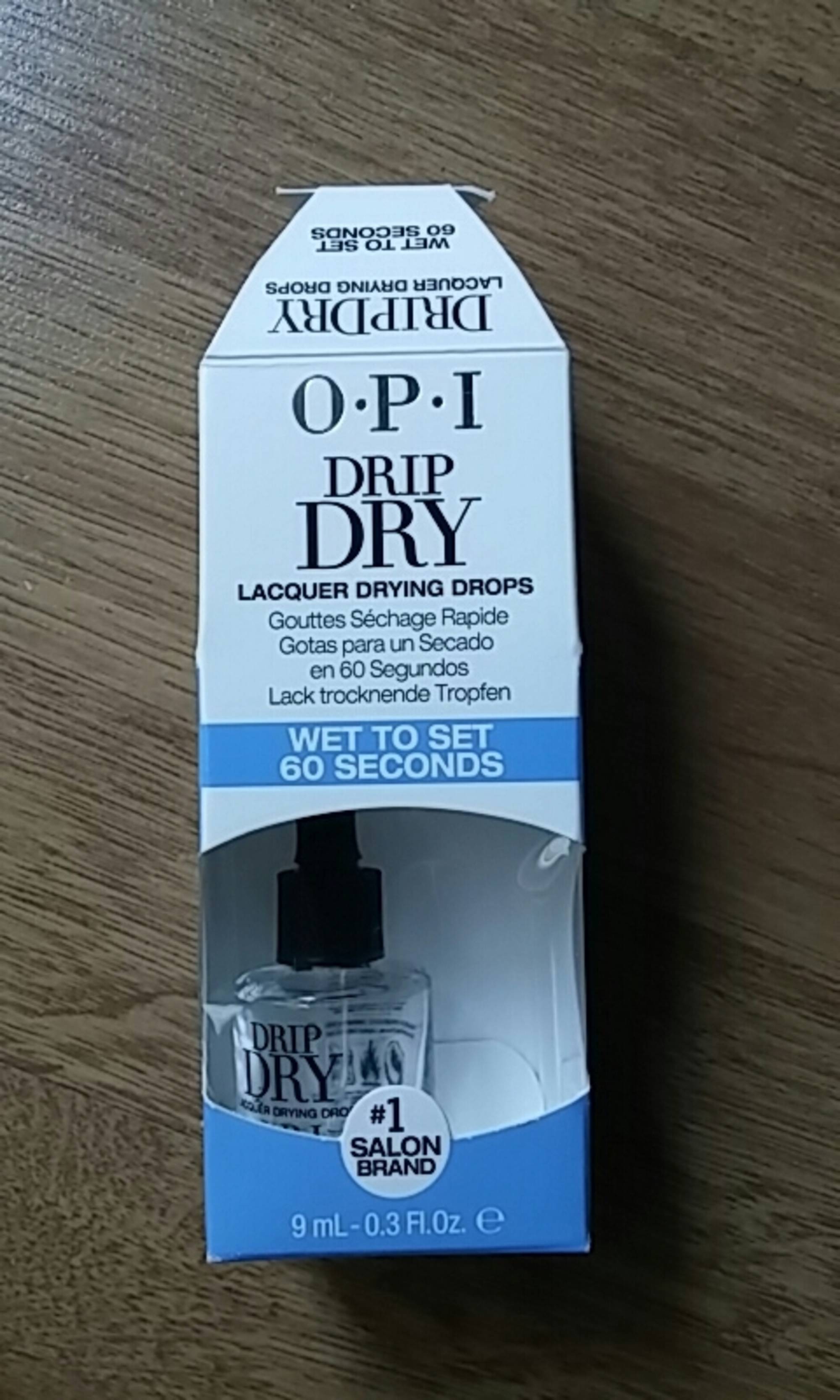 O.P.I - Drip dry - Gouttes séchage rapide