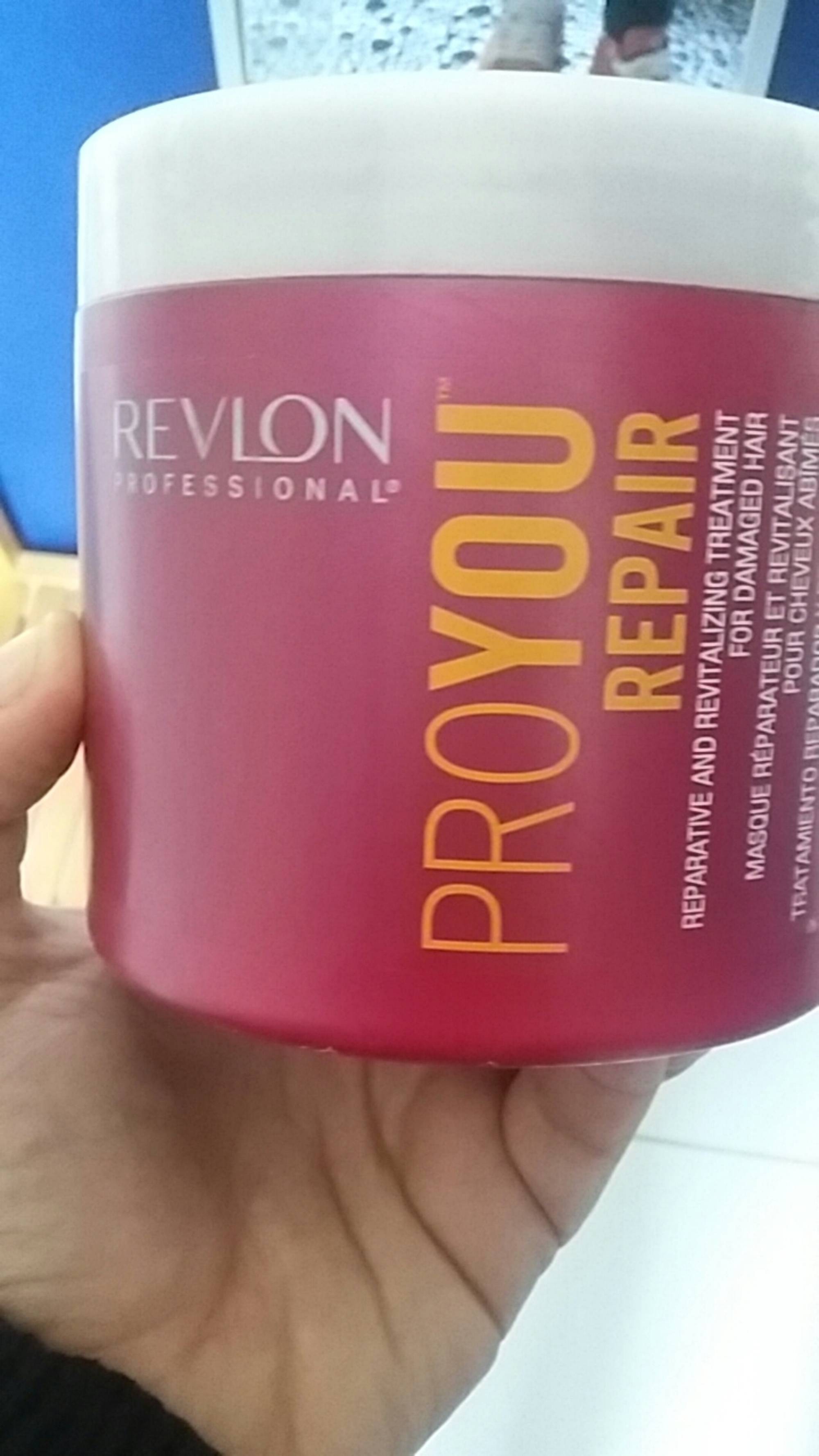 REVLON - Pro you repair - Masque réparateur et revitalisant