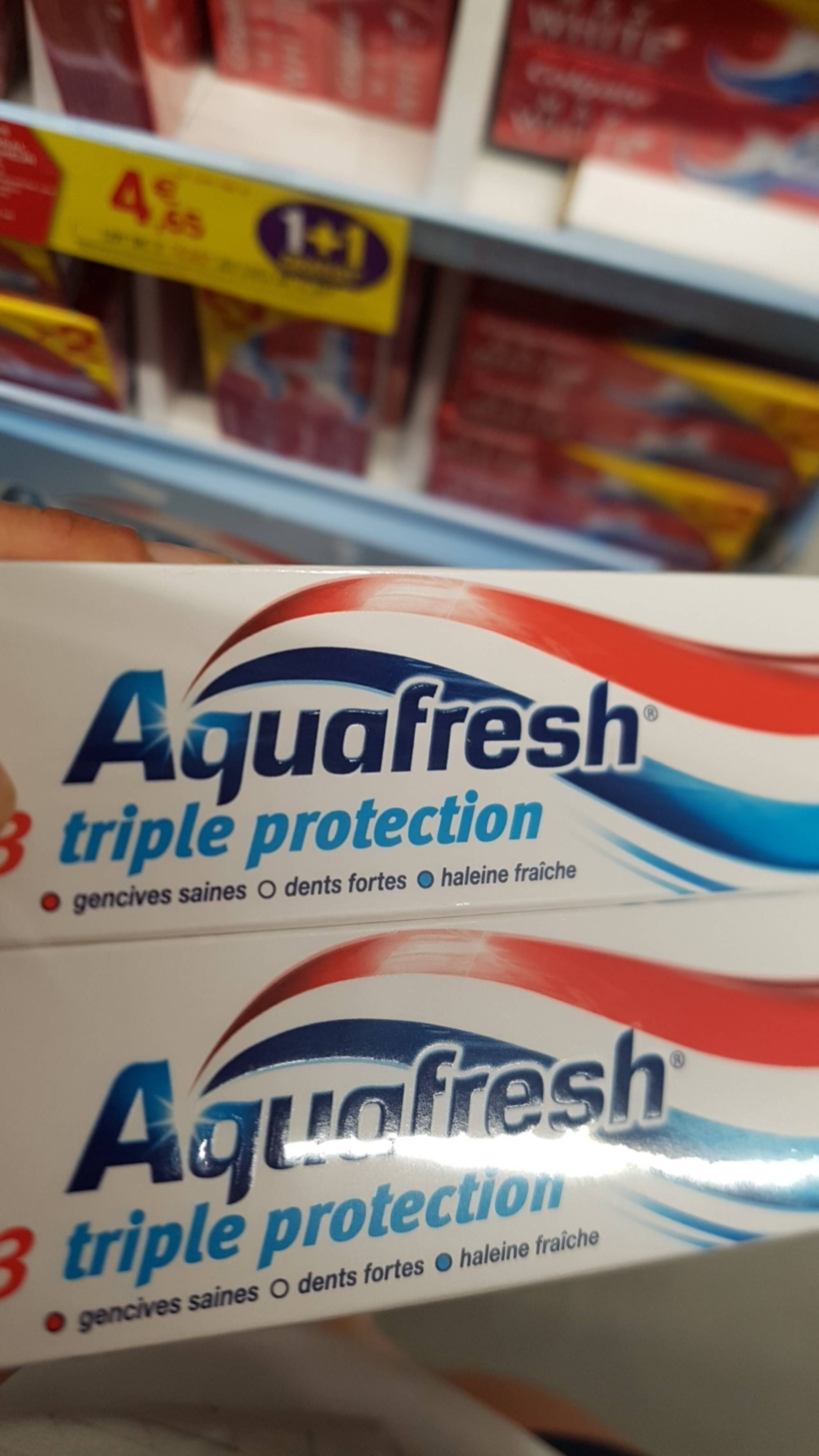 AQUAFRESH - Triple protection