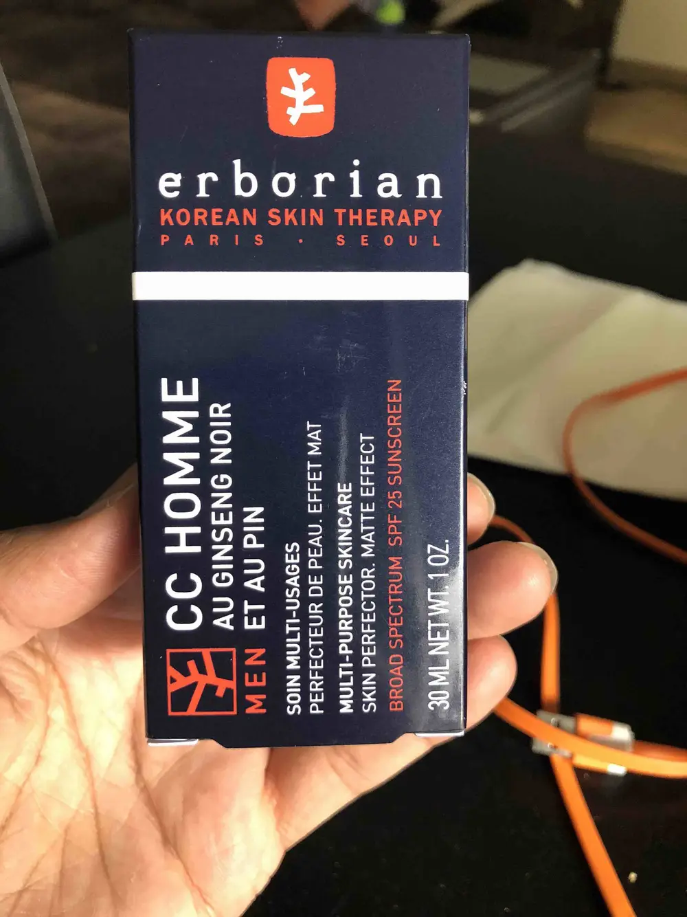 ERBORIAN - CC homme au ginseng noir et au pin