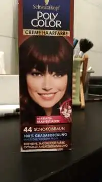 SCHWARZKOPF - Poly color - Creme haarfarbe 44 schokobraun